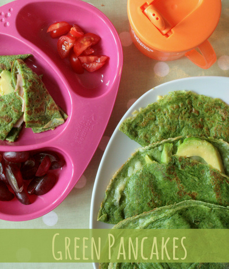 savoury green pancakes