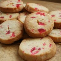 Cherry Bakewell Biscuits